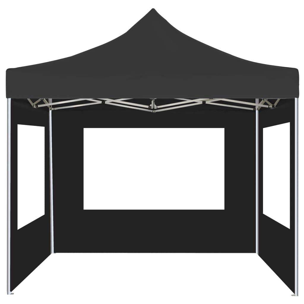 Professional Folding Party Tent with Walls Aluminium Anthracite