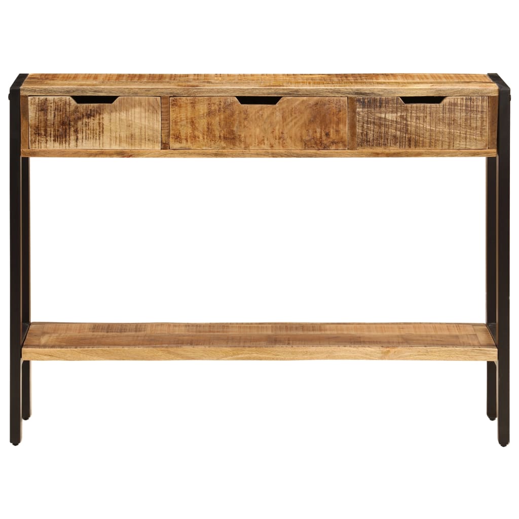 Sideboard with 3 Drawers Solid Mango Wood