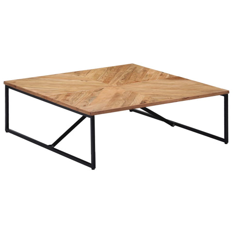 Coffee Table Solid Acacia Wood, Brwon