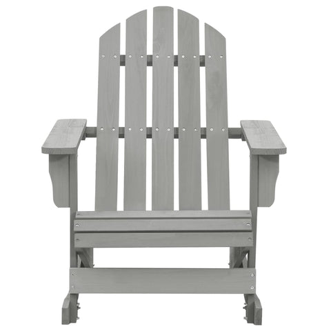 Garden Rocking Chair Wood Grey