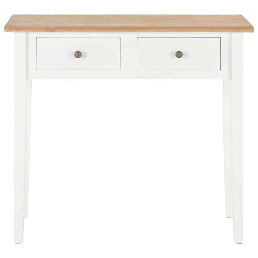 Dressing Console Table White Wood