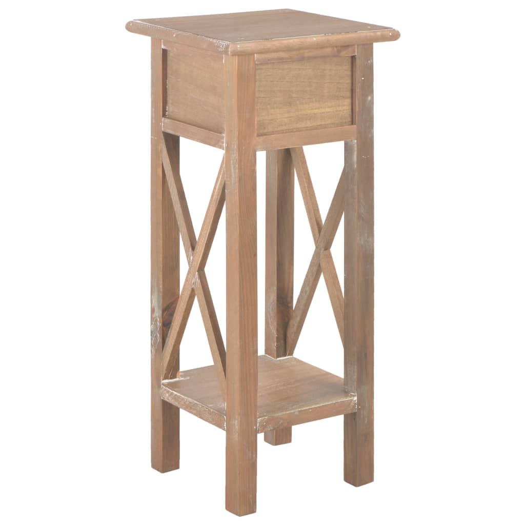 Side Table Brown Wood