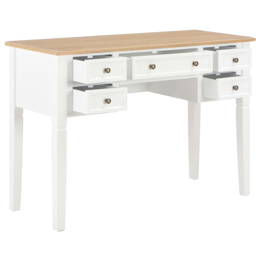 Writing Desk White Wood