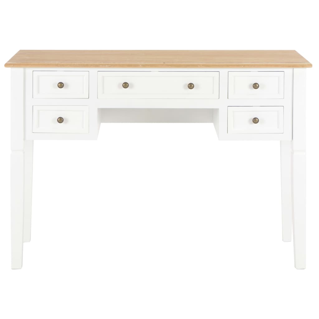 Writing Desk White Wood