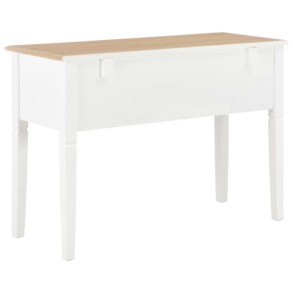 Writing Desk White Wood