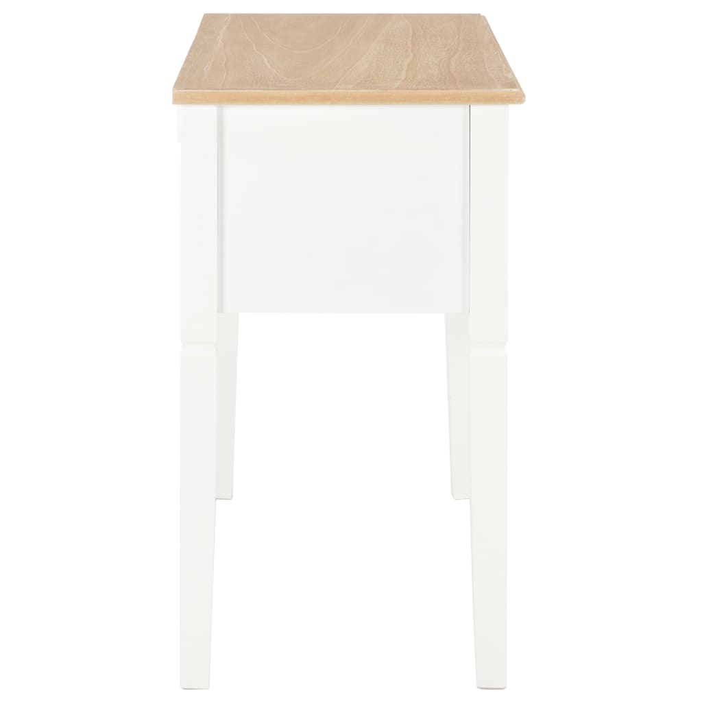 Writing Desk White Wood