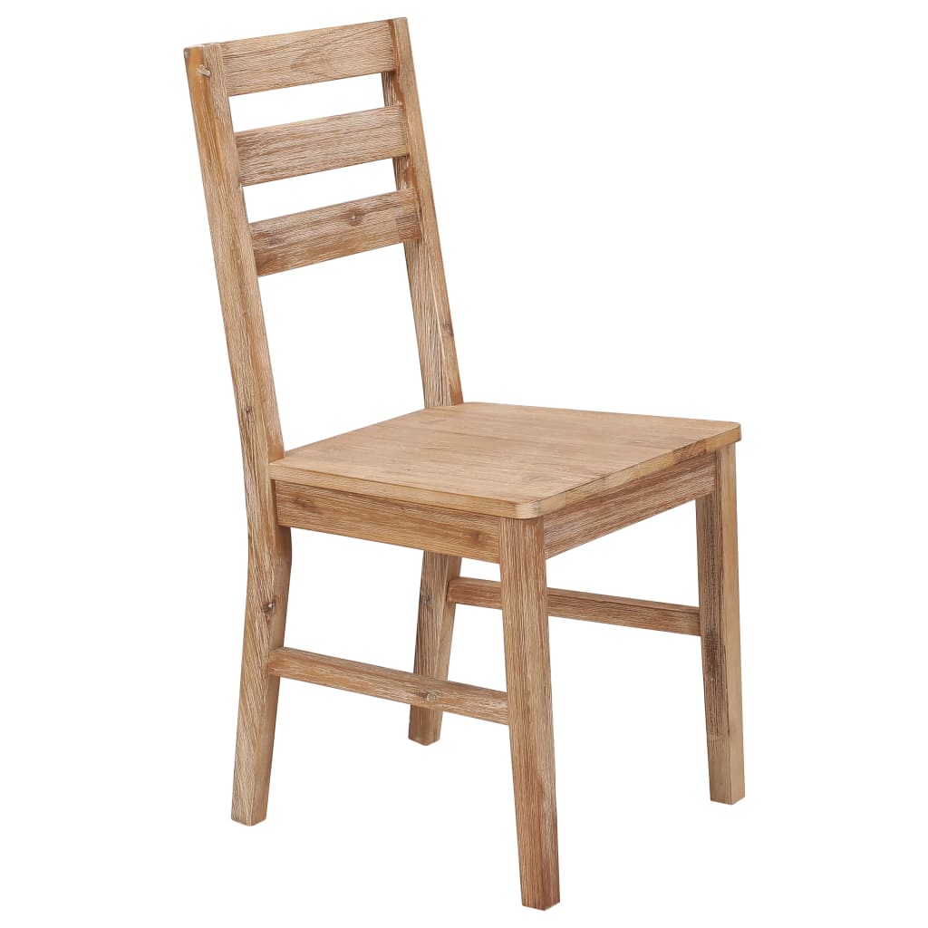 Dining Chairs 6 pcs Solid Acacia Wood