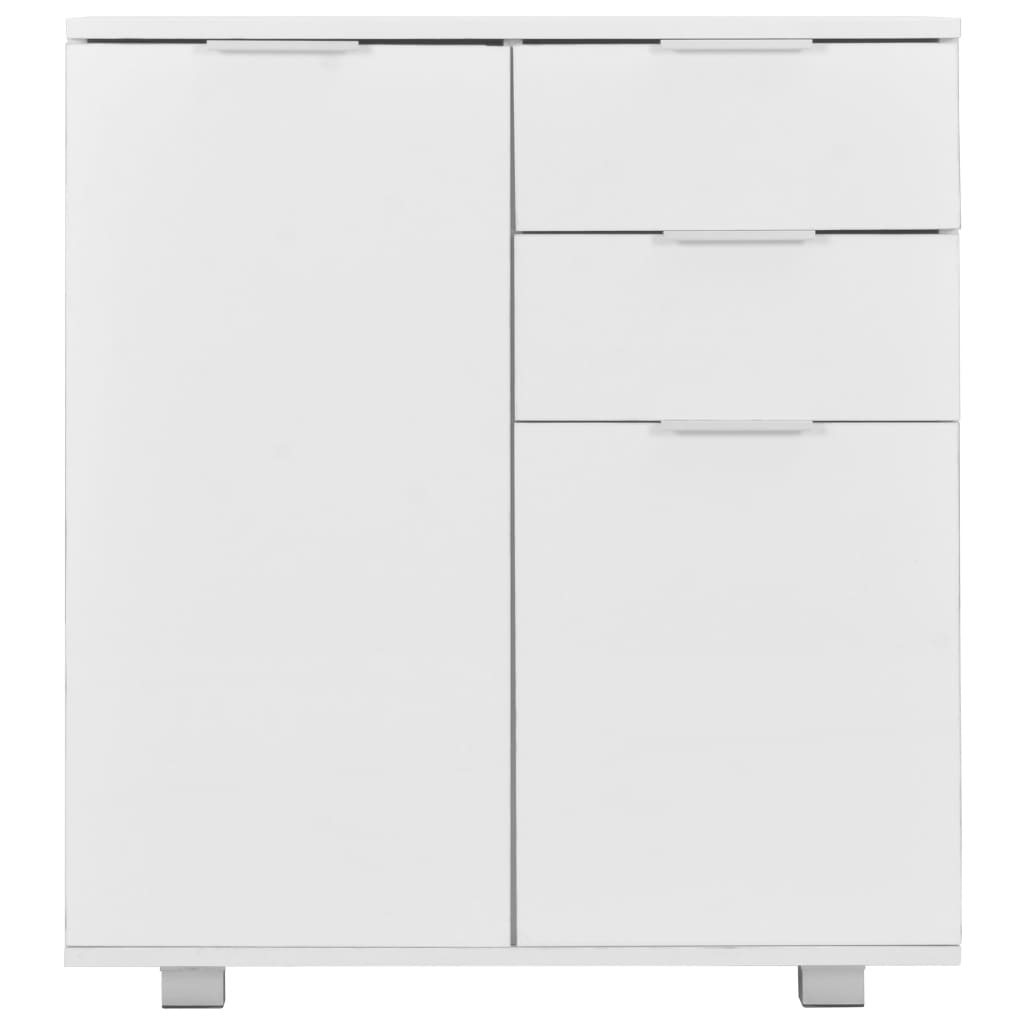 Sideboard High Gloss White Chipboard