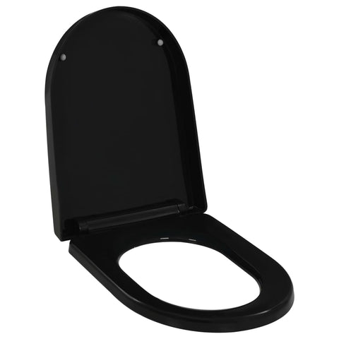 Soft-close Toilet Seat with Quick-release Design Black