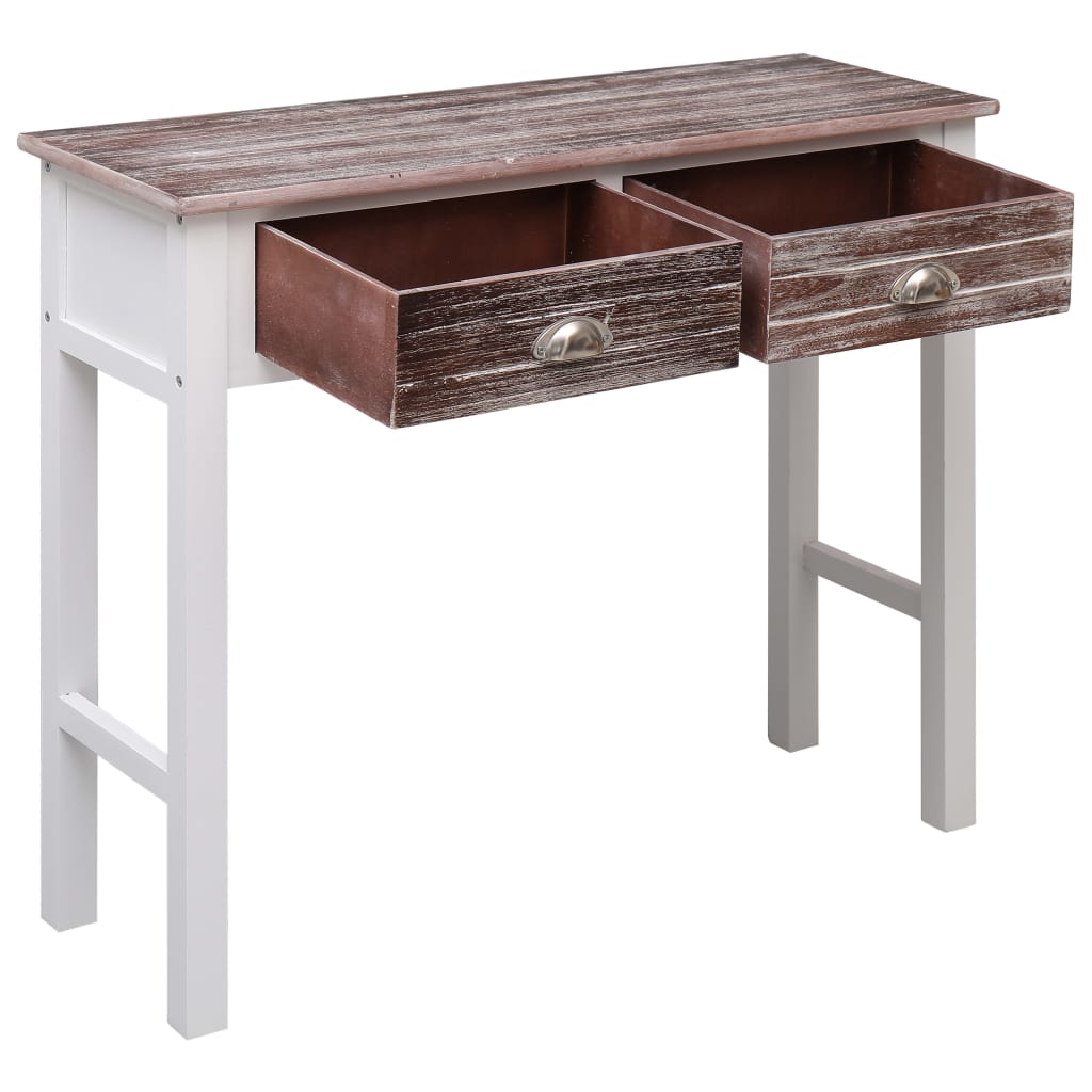 wood Console Table -Brown