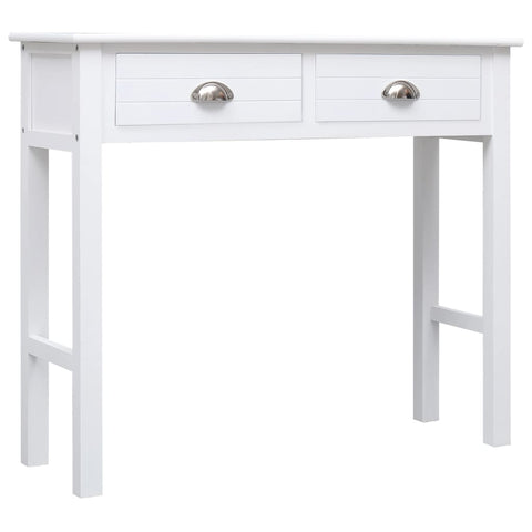 wood Console Table -White