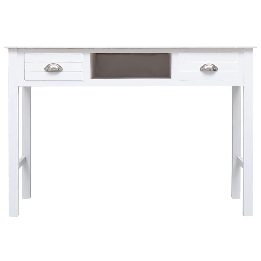 Writing Desk Paulownia wood White