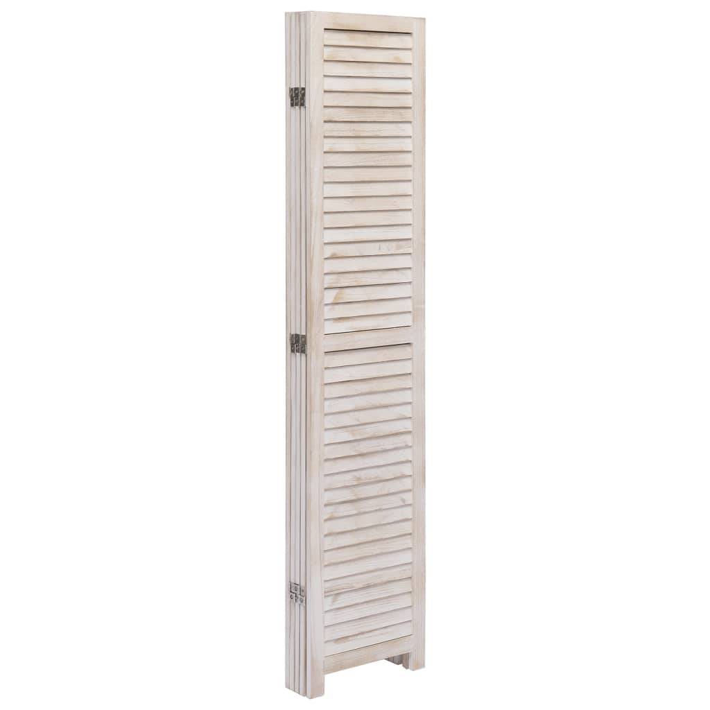 5-Panel Room Divider White