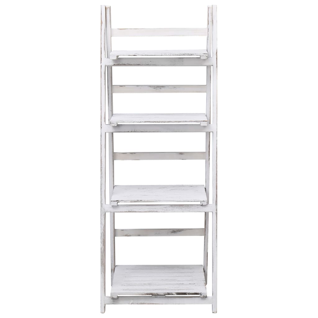 4-Tier Plant Stand White