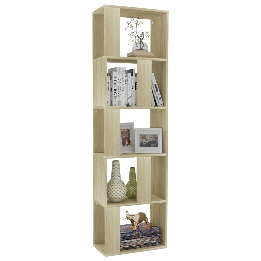 Book Cabinet/Room Divider  Sonoma Oak Chipboard