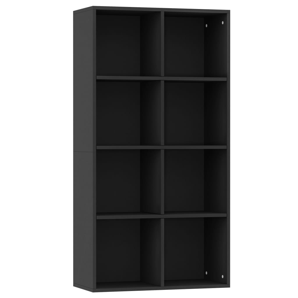 Book Cabinet/Sideboard Black Chipboard