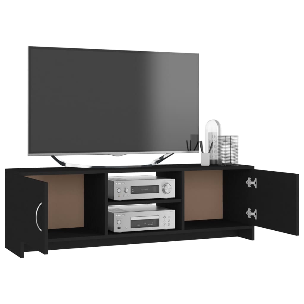 TV Cabinet Black - Chipboard