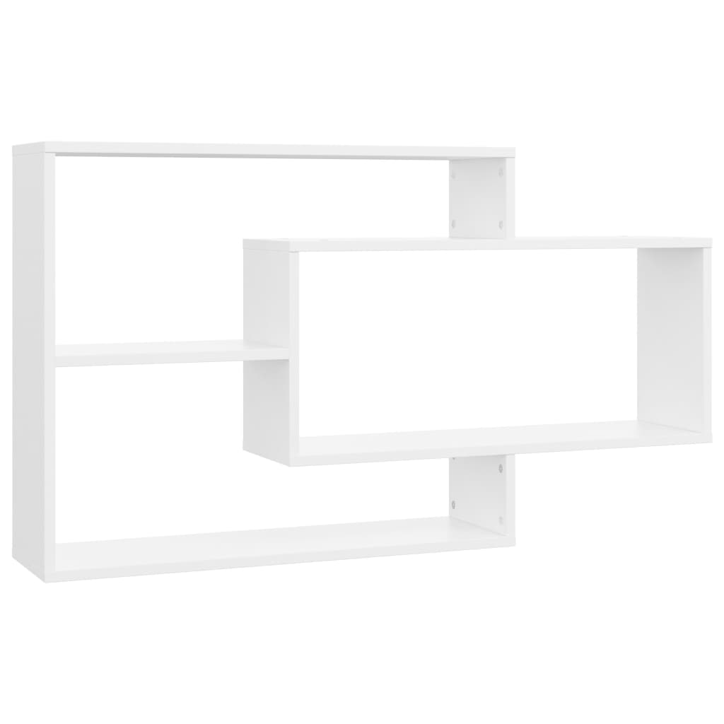 Wall Shelves White Chipboard