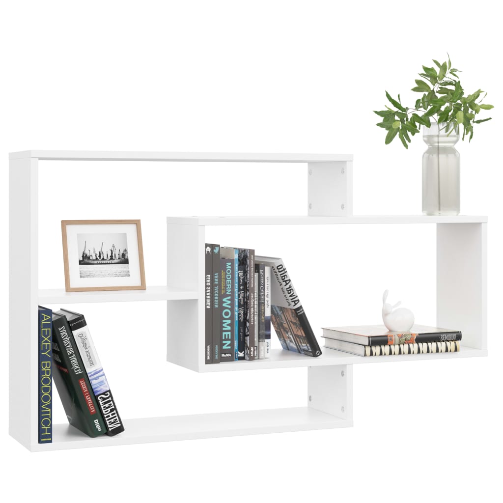 Wall Shelves White Chipboard