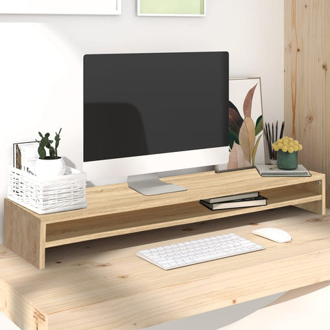 Monitor Stand  Sonoma Oak Chipboard