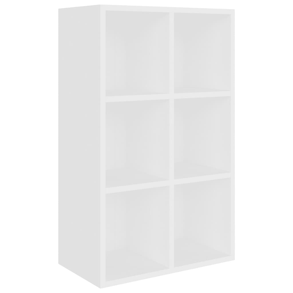 Book Cabinet/ Sideboard  White Chipboard