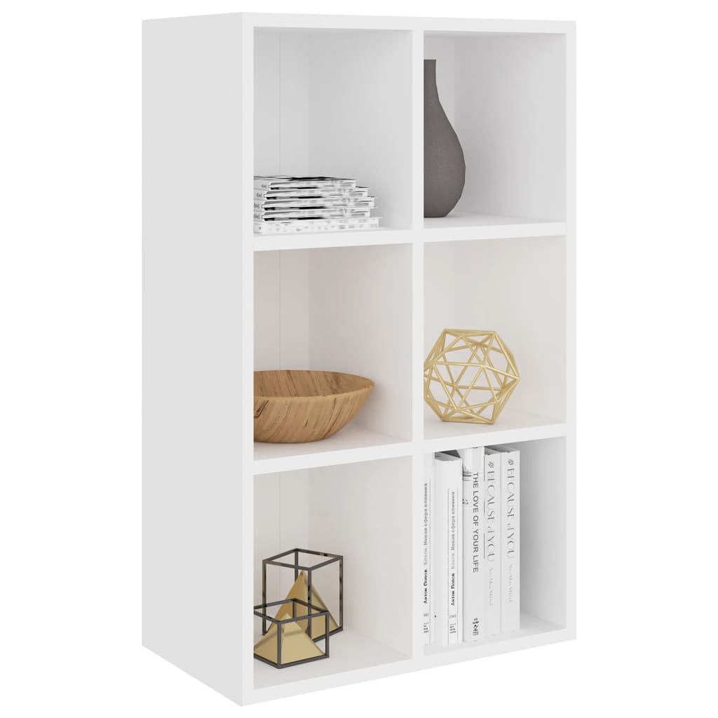 Book Cabinet/ Sideboard  White Chipboard