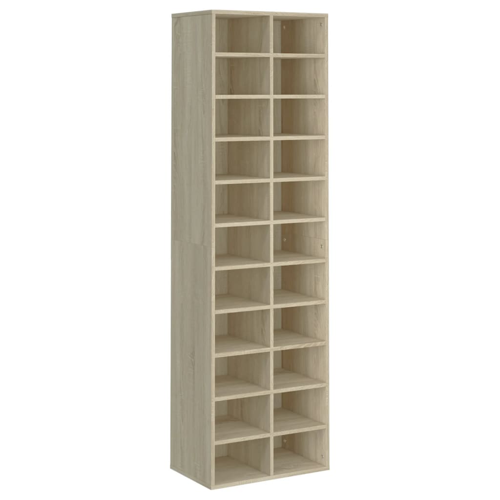 Shoe Cabinet  Sonoma Oak Chipboard