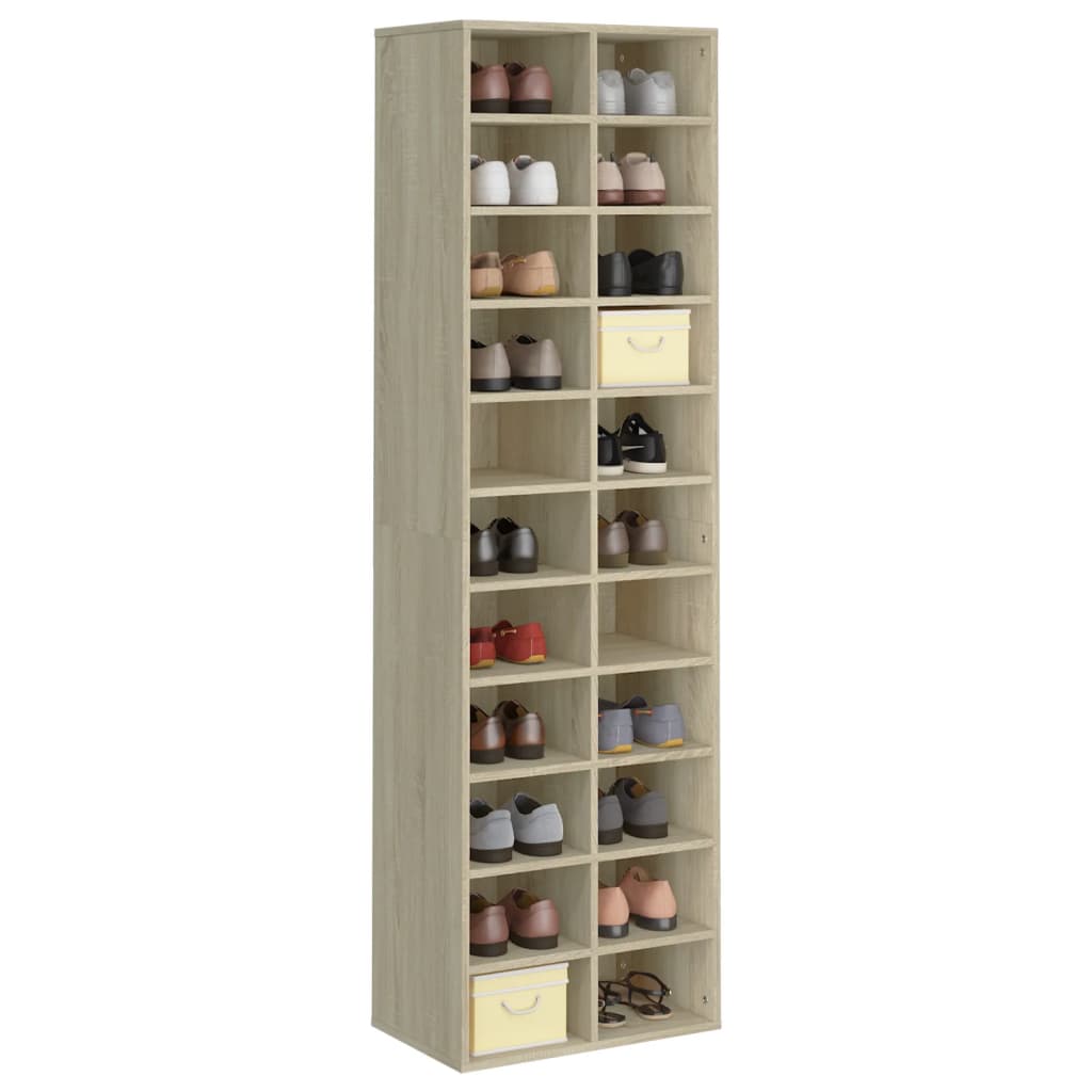 Shoe Cabinet  Sonoma Oak Chipboard