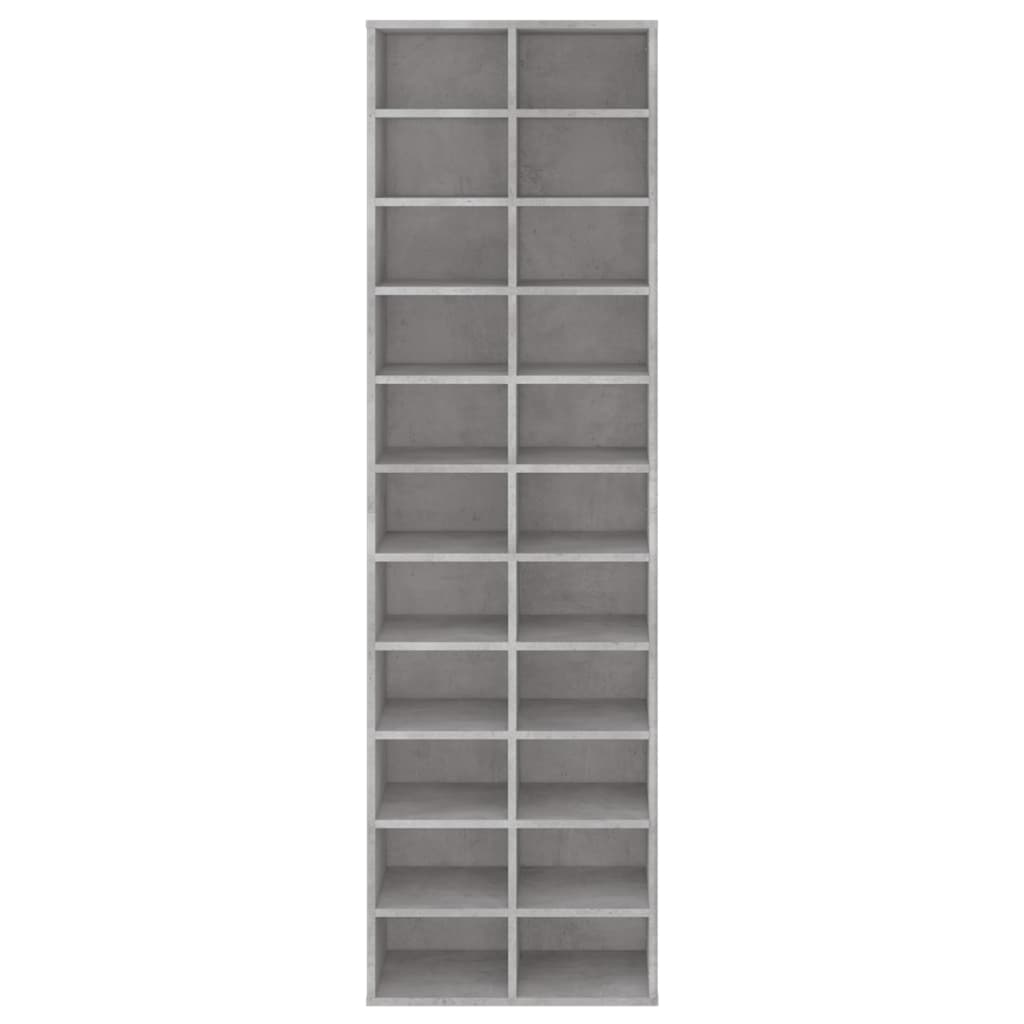 Shoe Cabinet  Concrete Grey Chipboard