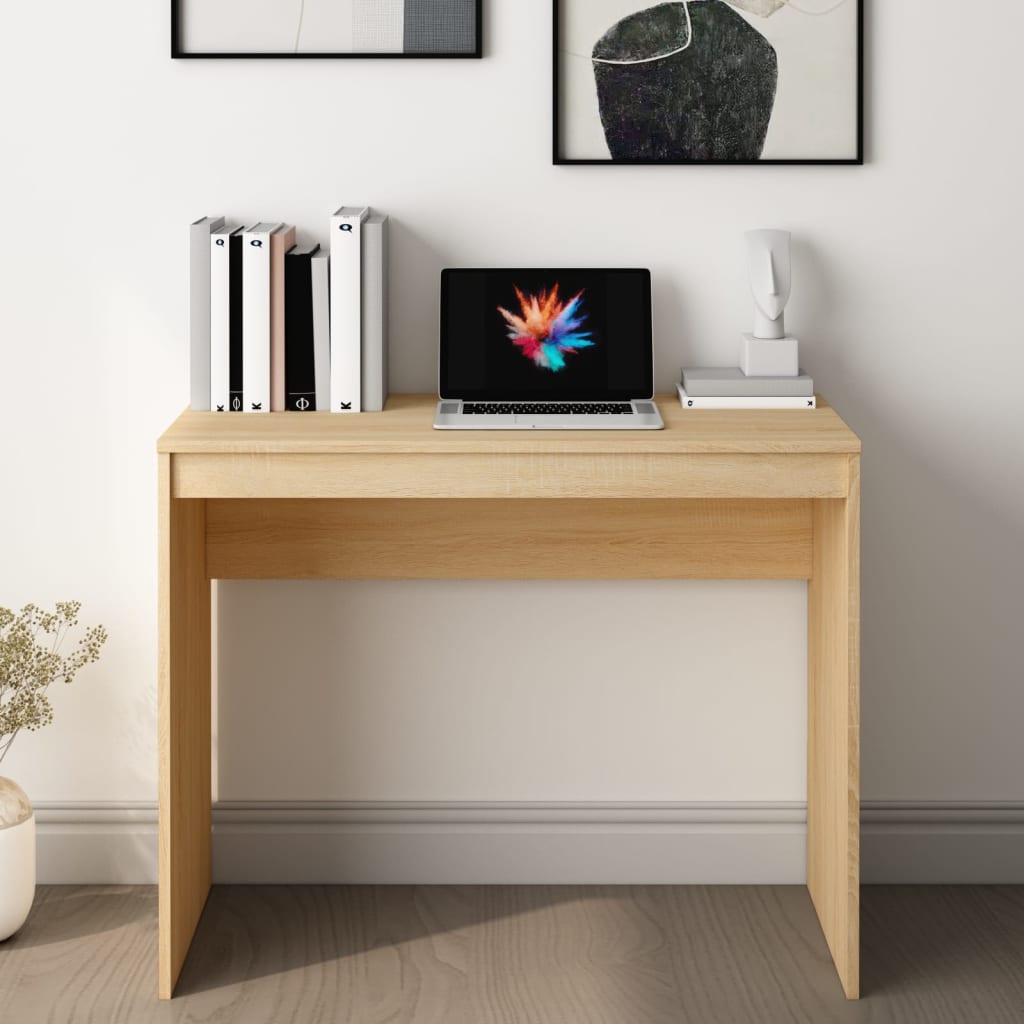 Desk Sonoma Oak Chipboard