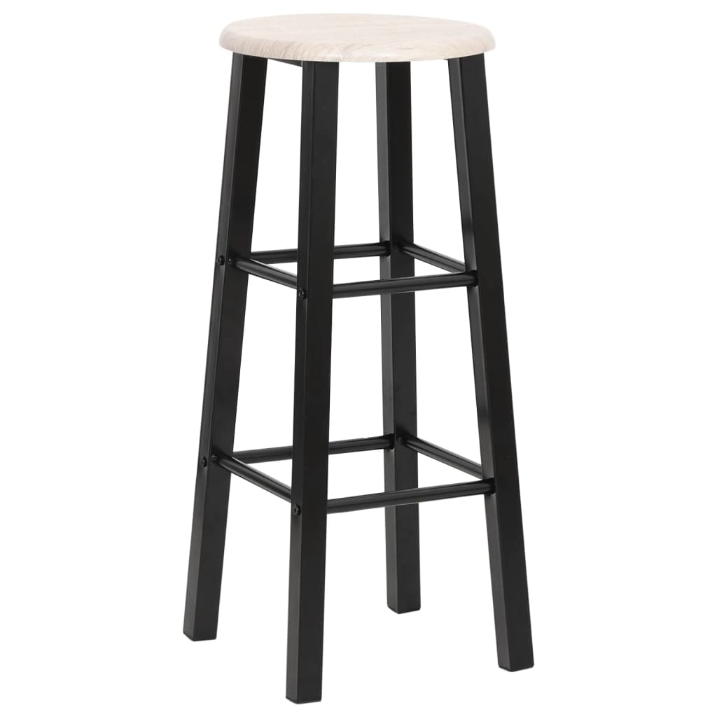 Bar Stools 2 pcs Black