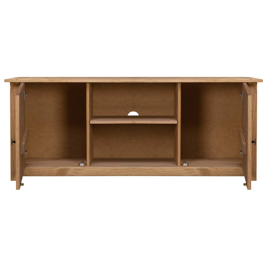 Tv Cabinet Solid Pine Wood Panama Range