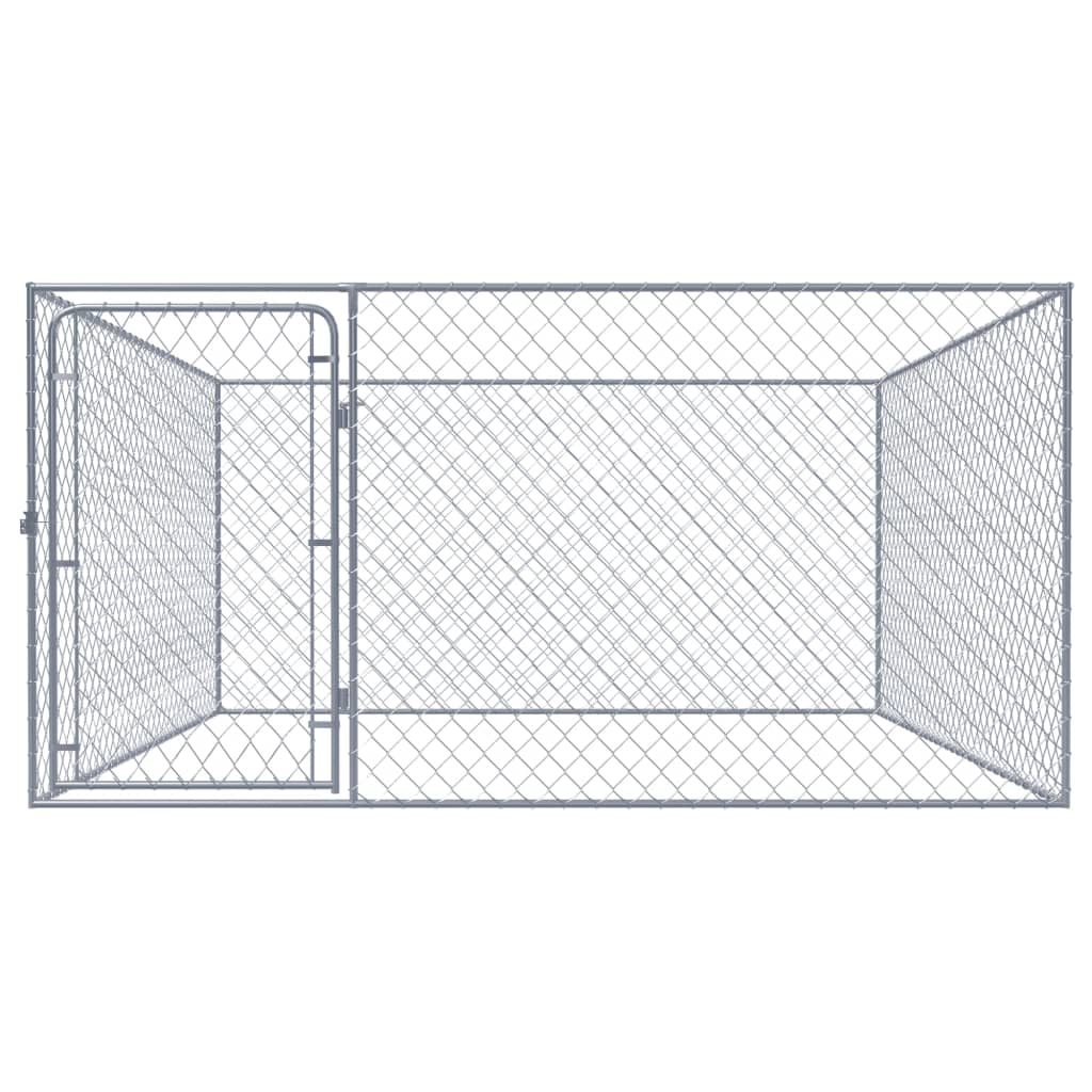 Outdoor Dog Kennel Galvanised Steel S"