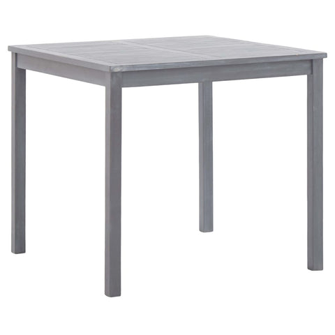 Garden Table Grey  Solid Acacia Wood