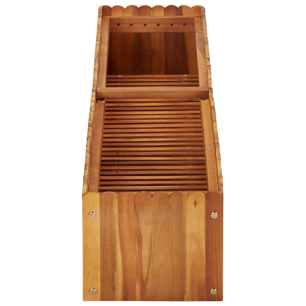 Garden Planter - Solid Acacia Wood