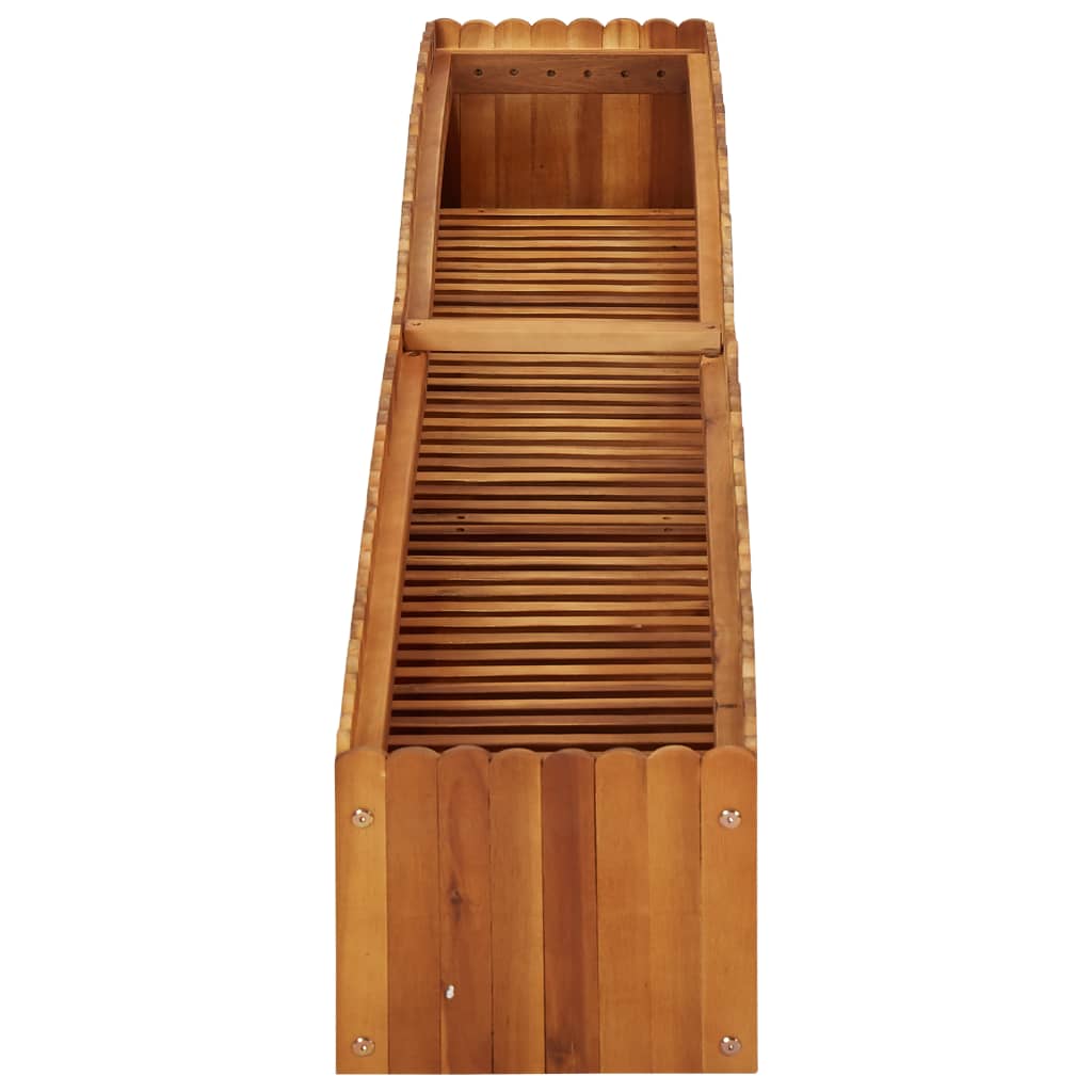 Garden Planter Solid Acacia  Wood