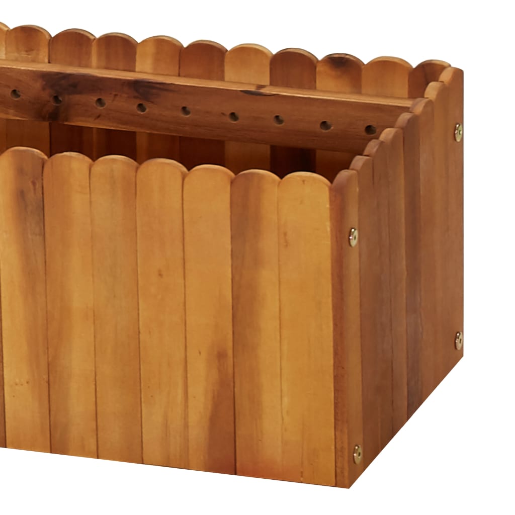 Garden Planter Solid Acacia  Wood