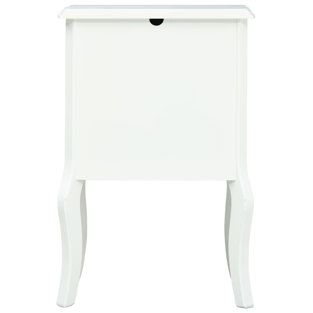 Bedside Cabinet White