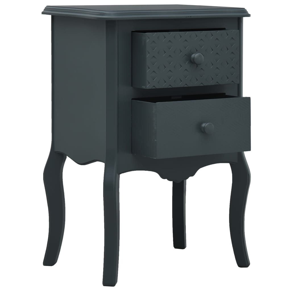 Bedside Cabinet Grey