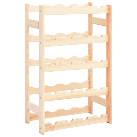 Wine Rack for 20 Bottles Solid Wood Pine