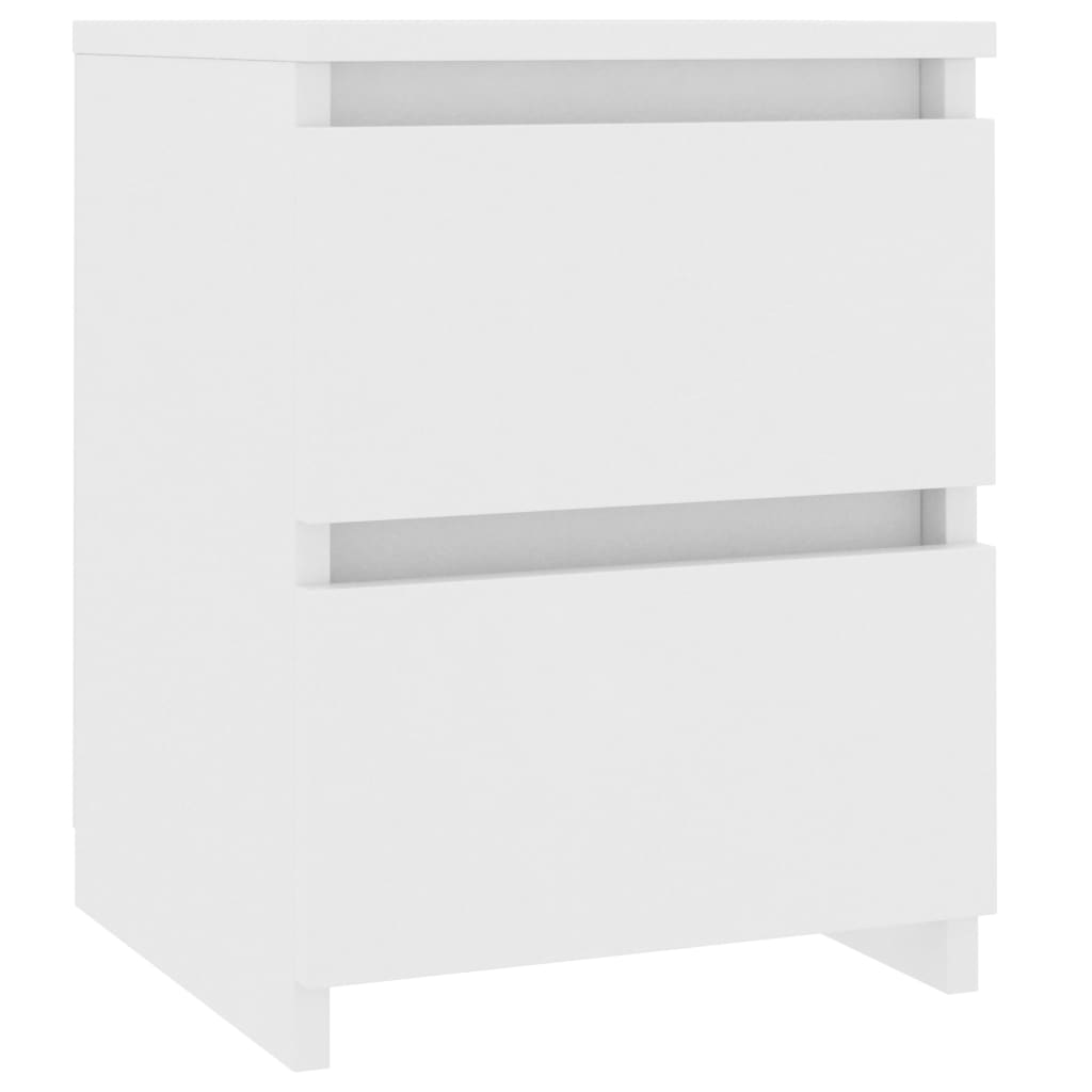 Bedside Cabinet White - Chipboard