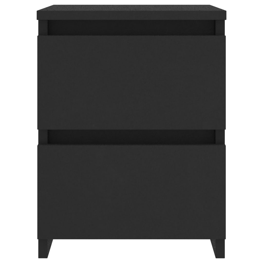 Bedside Cabinet Black - Chipboard