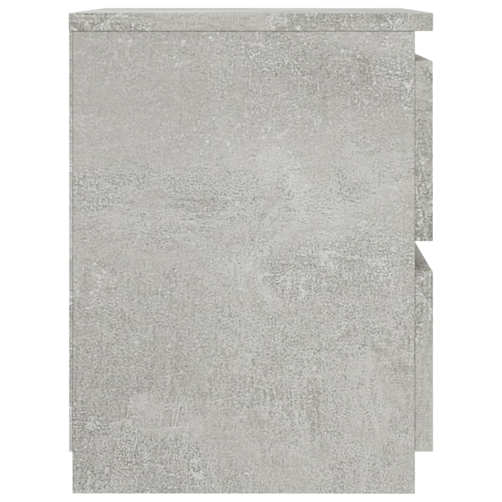 Bedside Cabinet Concrete Grey  Chipboard