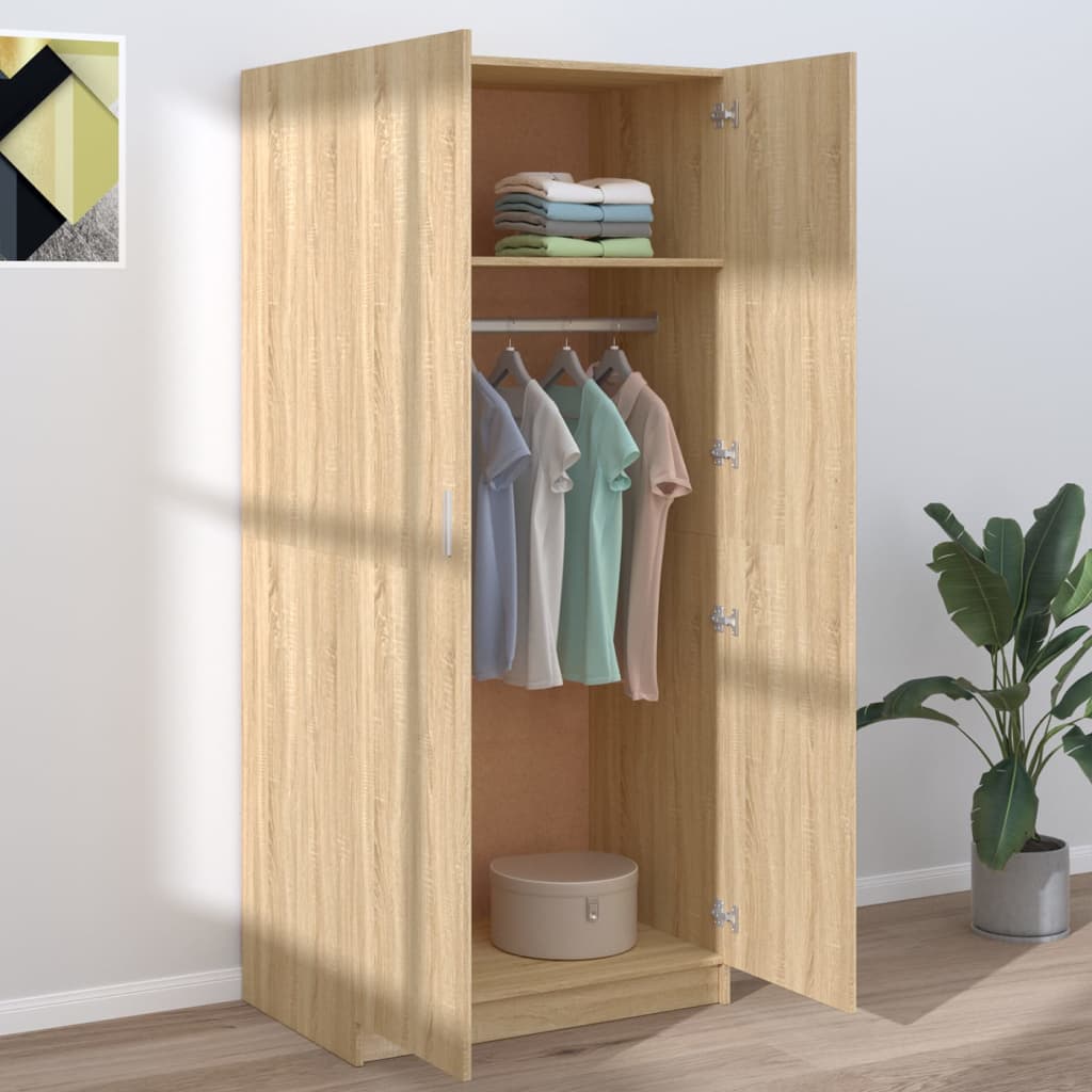 Wardrobe Sonoma Oak, Chipboard