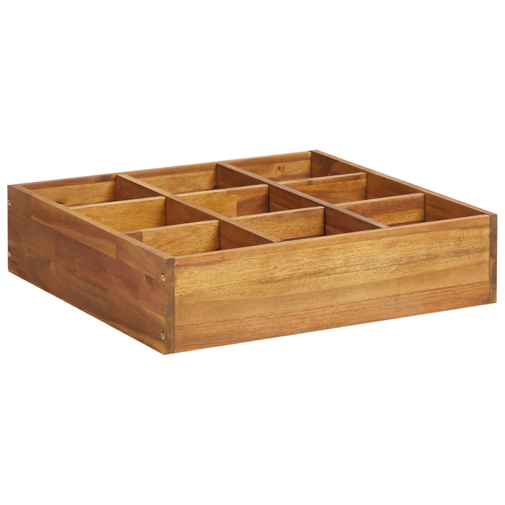 Herb Garden Planter Solid Acacia Wood