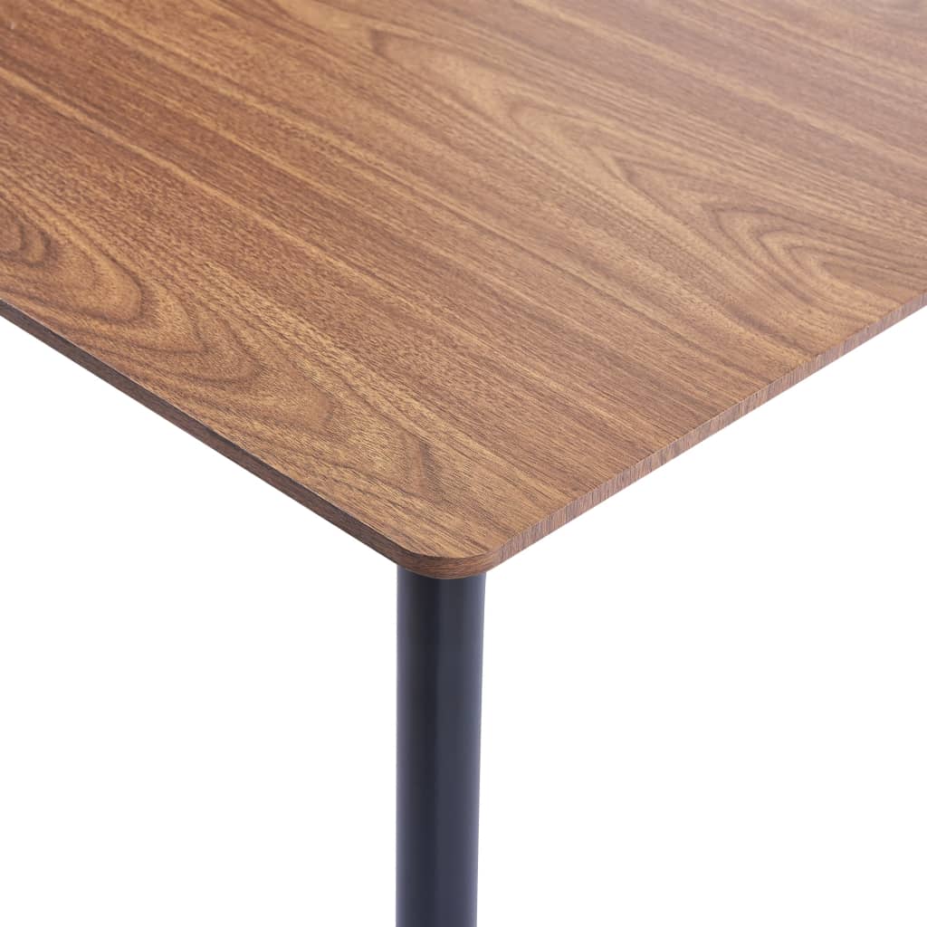 Dining Table Brown MDF