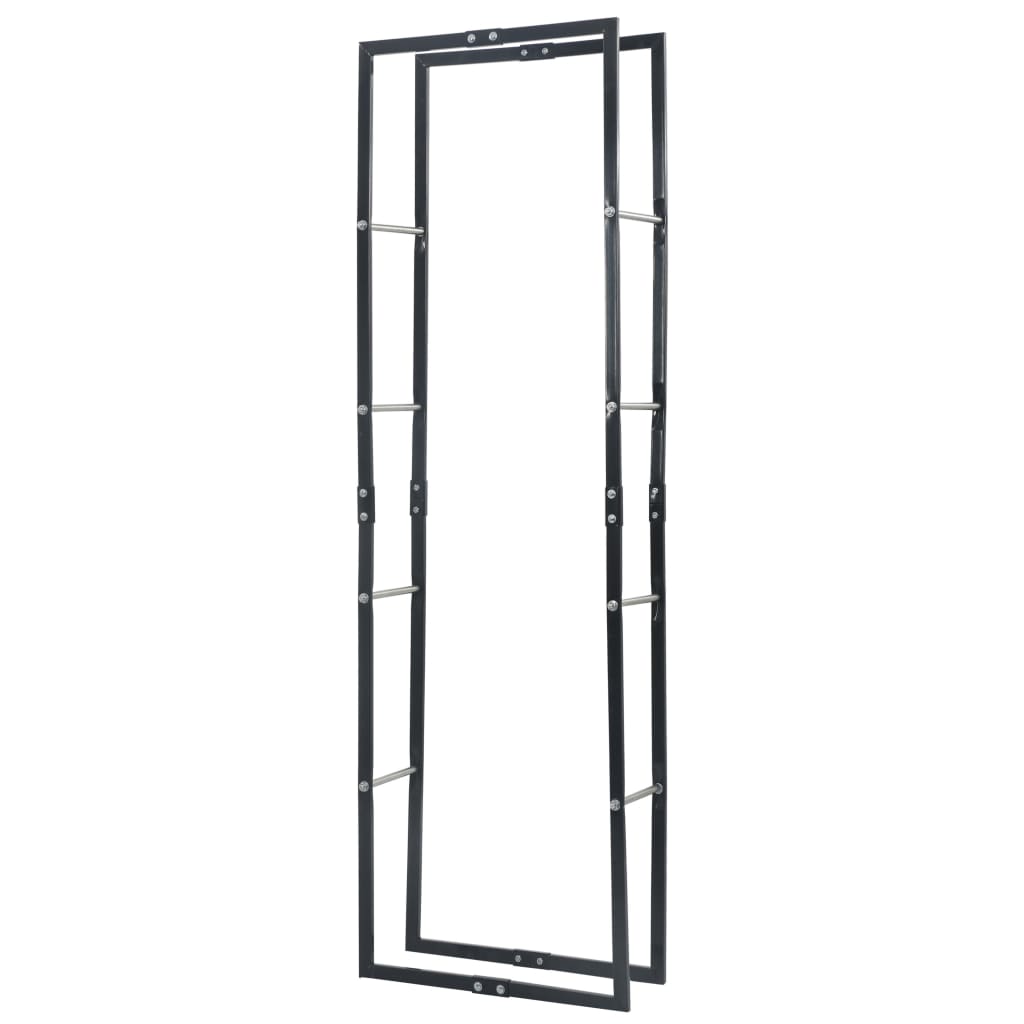 Firewood Rack Black