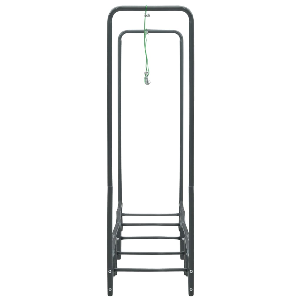 Firewood Rack Anthracite Steel