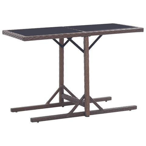 Garden Table Brown