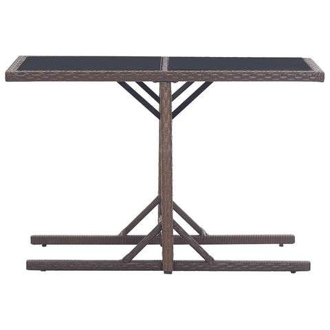 Garden Table Brown